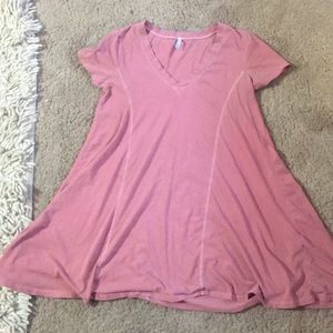 Pink t shirt dress